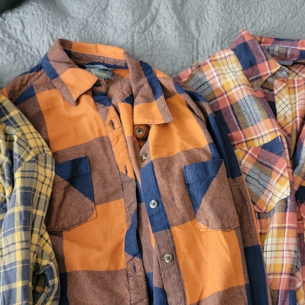 flannel shirts